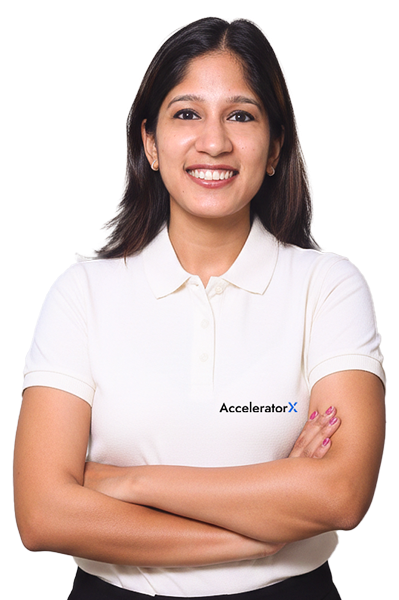 Professional headshot of Anjali Sharma, a corporate product strategy consultant and course mentor.